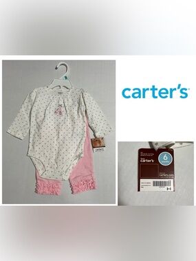 🆕CARTER’S - 6M - NWT - INFANT GIRLS 2PC BALLET SET